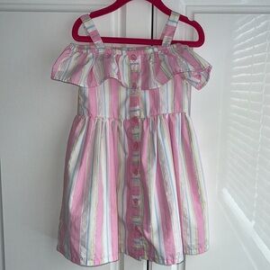 Penelope Mack off shoulder girls summer dress